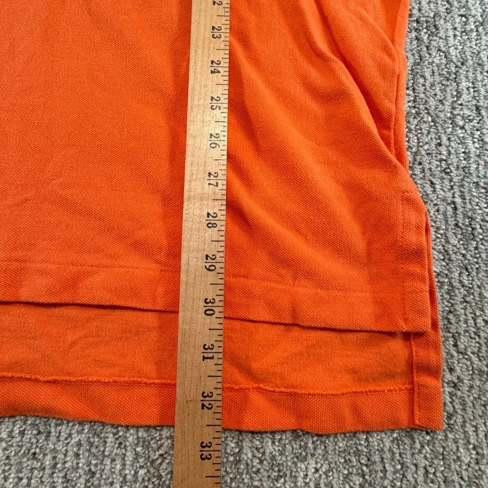 Polo Ralph Lauren Polo Shirt Mens XXL Orange Short Sleeve Cotton Pique Pony Logo